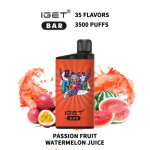 IGET BAR 3500Puffs PASSION FRUIT WATERMELON JUICE