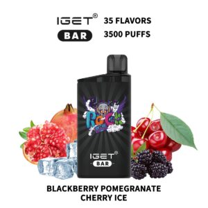 IGET BAR 3500Puffs BLACKBERRY POMEGRANATE CHERRY ICE