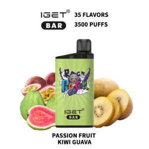 IGET BAR 3500Puffs PASSION FRUIT KIWI GUAVA