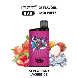 IGET BAR 3500Puffs STRAWBERRY LYCHEE ICE
