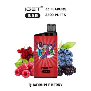 IGET BAR 3500Puffs QUADRUPLE BERRY