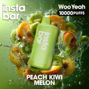 INSTABAR WOOYEAH 10000Puffs Peach Kiwi Melon
