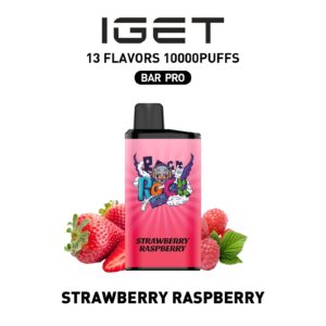 IGET BAR PRO 10000Puffs STRAWBERRY RASPBERRY
