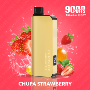 ALIBARBAR 9000PUFFS Chupa Chups Strawberry